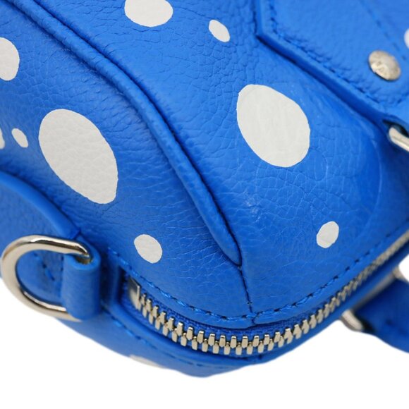 Louis Vuitton x Yayoi Kusama Speedy 20 Bandouliere Crossbody Bag Blue - Picture 6 of 14